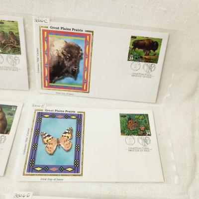 9 - FIRST DAY STAMPS - 2001 GREAT PLAINS PRAIRE