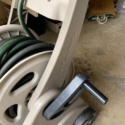 Hose Reel with 2 Garden Hoses