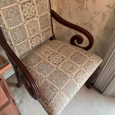 Dining Table, 4 Chairs, 2 Accent Chairs, Leaf & Pads