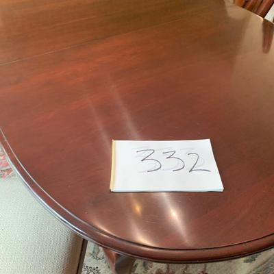 Dining Table, 4 Chairs, 2 Accent Chairs, Leaf & Pads