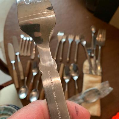 MCM & Vintage Mixed Flatware Lot Dansk Gorham Stanley Robertâ€™s