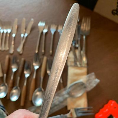 MCM & Vintage Mixed Flatware Lot Dansk Gorham Stanley Robertâ€™s