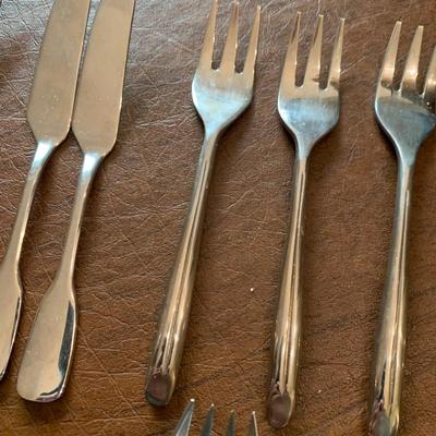 MCM & Vintage Mixed Flatware Lot Dansk Gorham Stanley Robertâ€™s