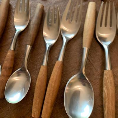 MCM & Vintage Mixed Flatware Lot Dansk Gorham Stanley Robertâ€™s