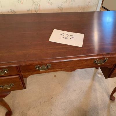 Solid Wood Jointed Mahogany Writing Desk