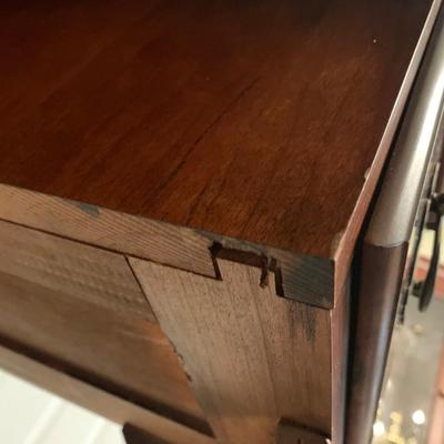 Solid Wood Jointed Mahogany Writing Desk