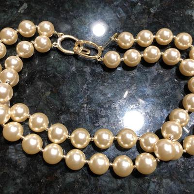 Fashion Costume Jewelry Pearl Necklaces -Lot J202