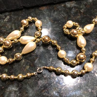 Fashion Costume Jewelry Pearl Necklaces -Lot J202