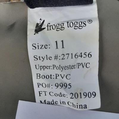 Frogg Toggs Size 11 PVC Water Waders