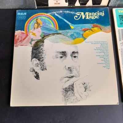 Vinyl LP Records 45's Tom Jones, Don Ho, Jane Eddy, Mancini Magic, Herman's Hermits, and more