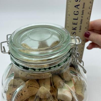 Jar of wine corks