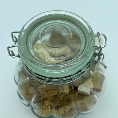 Jar of wine corks