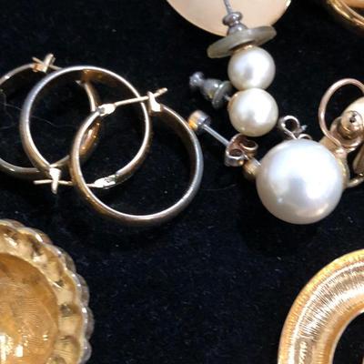 Fashion Costume Jewelry Pierced Earrings Lot - Lot J205