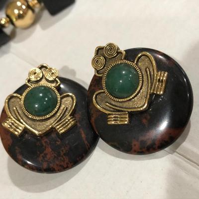 Fashion Costume Jewelry with Asian Pouch -Lot J204