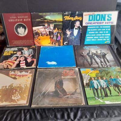 Vinyl LP Records 45's Tom Jones, Ozzy Osborne, Led Zeplin, The Astronauts and more