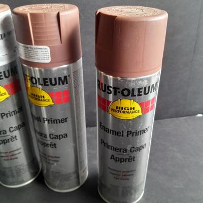 6 full cans of Rust - Oleum Enamel Primer High performance # 1