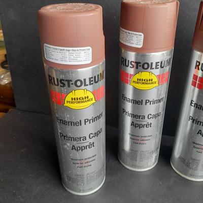 6 cans of Rust - Oleum Enamel Primer High performance # 1