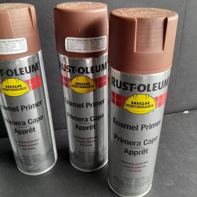 6 cans of Rust - Oleum Enamel Primer High performance # 1