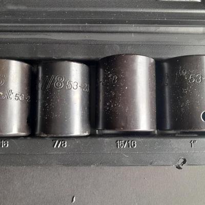Complete 1/2" Drive Duralast 10-piece Impact Socket set SAE