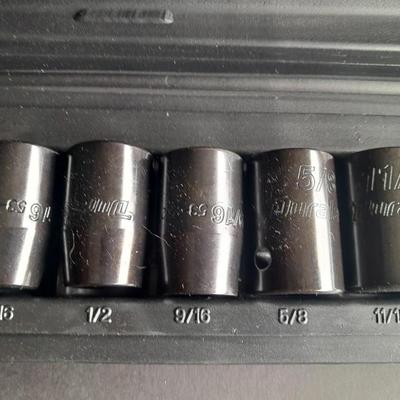 Complete 1/2" Drive Duralast 10-piece Impact Socket set SAE