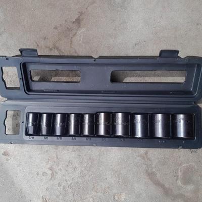 Complete 1/2" Drive Duralast 10-piece Impact Socket set SAE