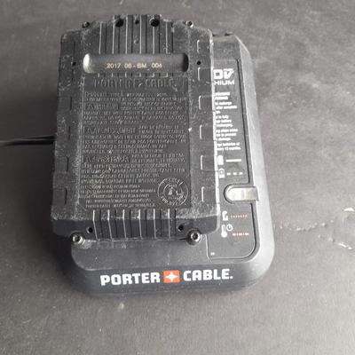 Porter Cable 20-volt Lithium Battery Charger with Battery