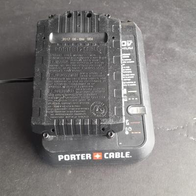 Porter Cable 20-volt Lithium Battery Charger with Battery