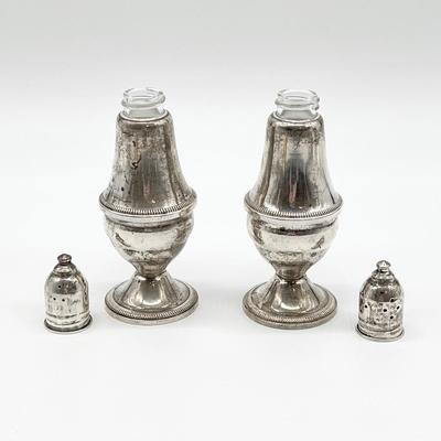 DUCHIN ~ Sterling Silver ~ Weighted ~ Salt & Pepper Shakers