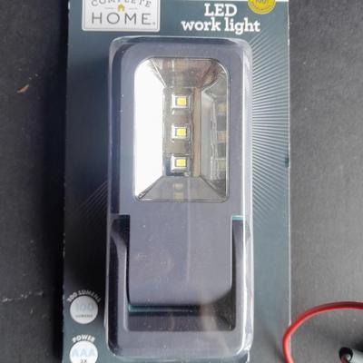Pittsburgh Windshield removing tool, LED work light, and a 12 volt battery tester