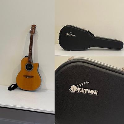 OVATION ~ Celebrity Acoustic / Electric Guitar & Case ~ Like New