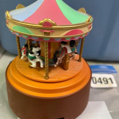 Merry go round music box