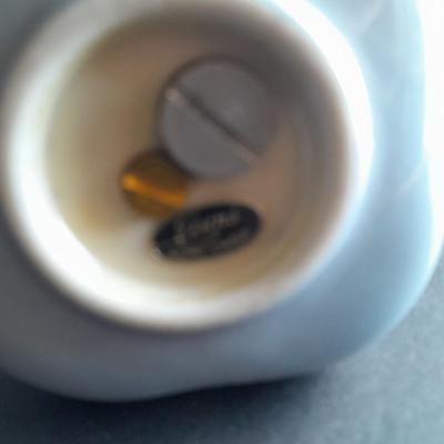 Vintage Evans bone China refillable table lighter