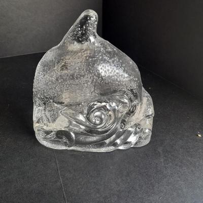 Vintage RARE Pink Raspberry Milk glass fluted Vase With whale candle sconce and wood carved boot