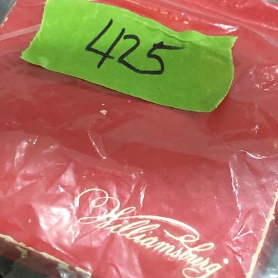 KIRK STIEFF CO. Williamsburg Silver Plate 1981 Ornament -Lot 425