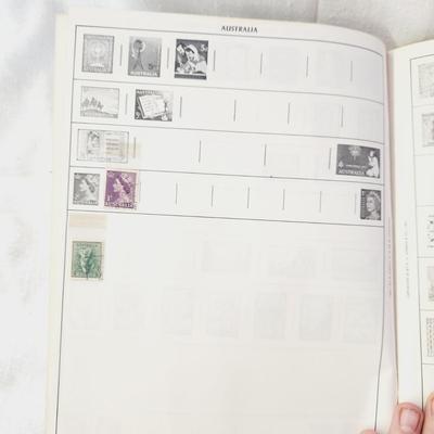 POSTAGE STAMP ALBUM - WITH STAMPS