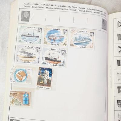 POSTAGE STAMP ALBUM - WITH STAMPS