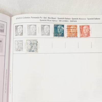 POSTAGE STAMP ALBUM - WITH STAMPS