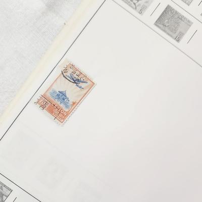POSTAGE STAMP ALBUM - WITH STAMPS