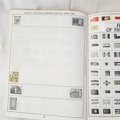 POSTAGE STAMP ALBUM - WITH STAMPS