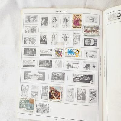 POSTAGE STAMP ALBUM - WITH STAMPS