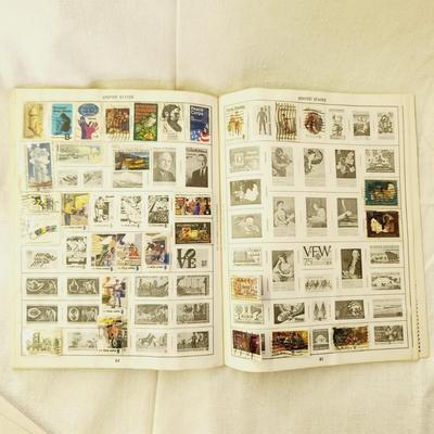POSTAGE STAMP ALBUM - WITH STAMPS