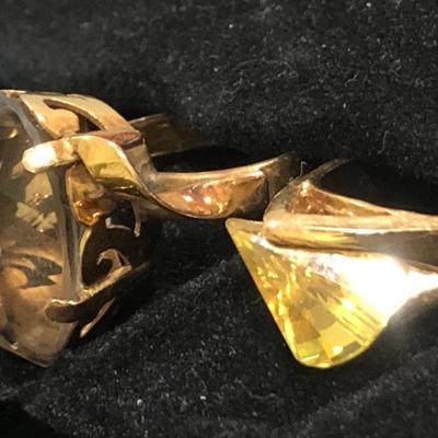 Two Unique Fashion Rings -Lot J208