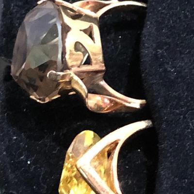 Two Unique Fashion Rings -Lot J208