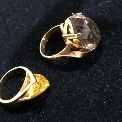Two Unique Fashion Rings -Lot J208