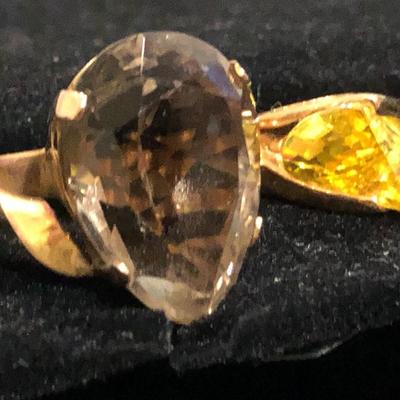 Two Unique Fashion Rings -Lot J208