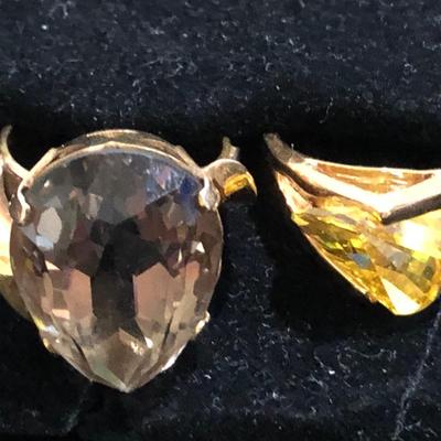 Two Unique Fashion Rings -Lot J208