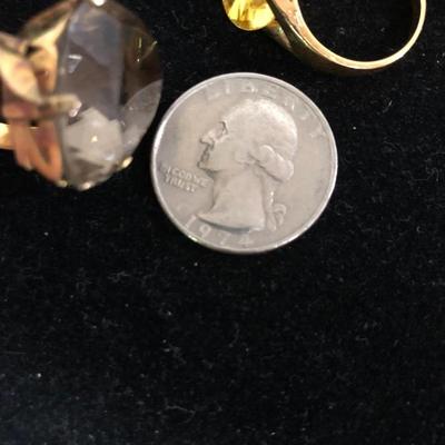 Two Unique Fashion Rings -Lot J208