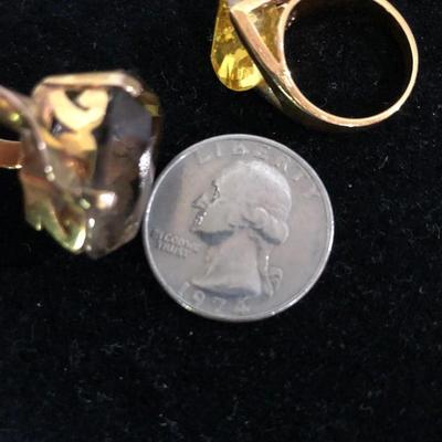 Two Unique Fashion Rings -Lot J208