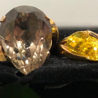 Two Unique Fashion Rings -Lot J208