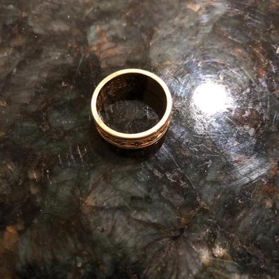 Vintage 14K Gold Filled Ring -Celtic Clover Design ðŸ€ -Lot J209